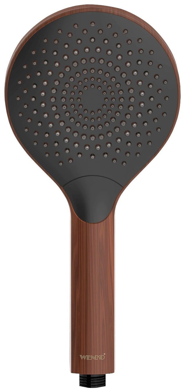 WENKO Handbrause (1-tlg), 12 Wood, cm Ø Watersaving