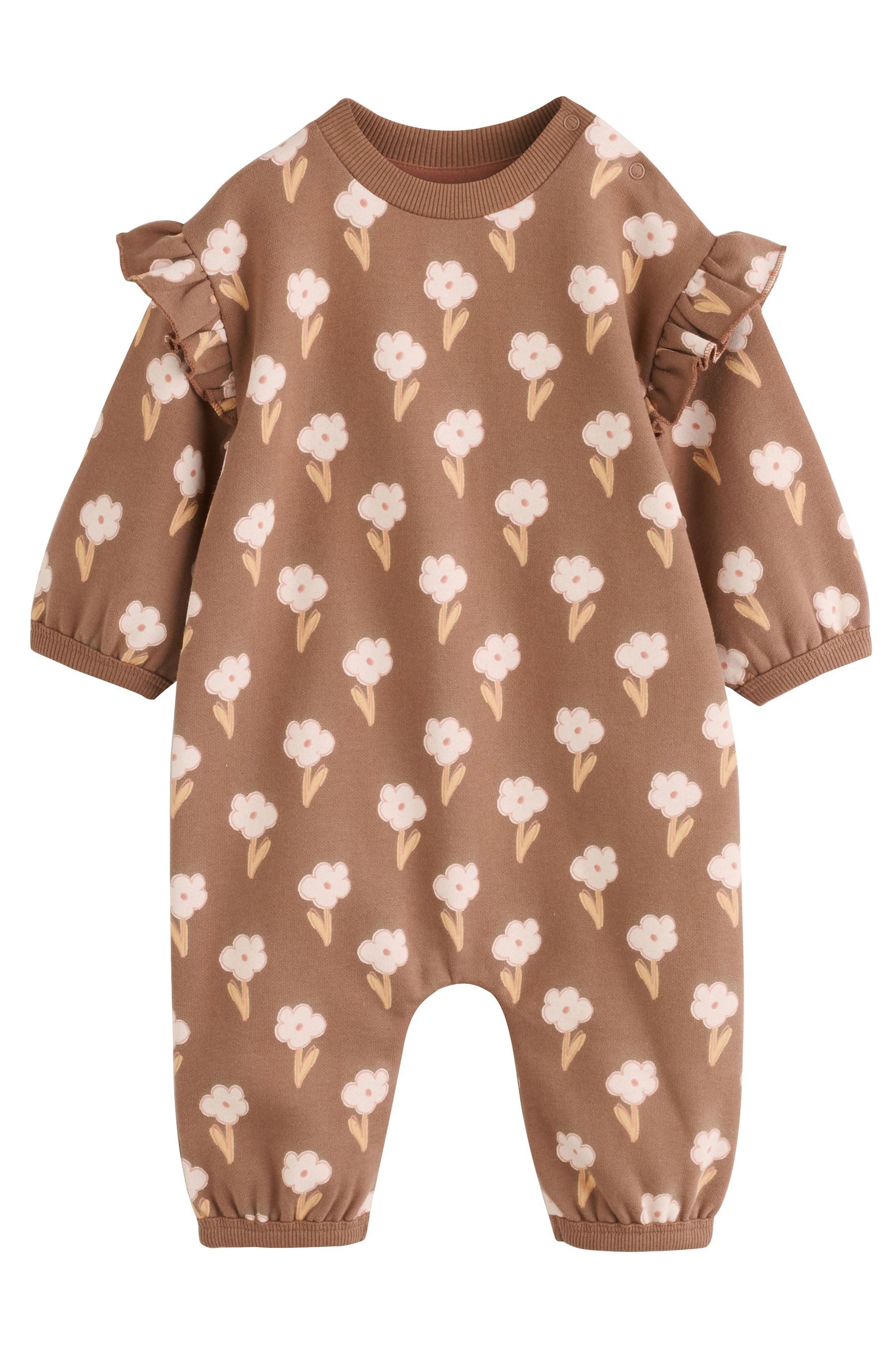 Strampler Baby Strampler aus Sweatstoff