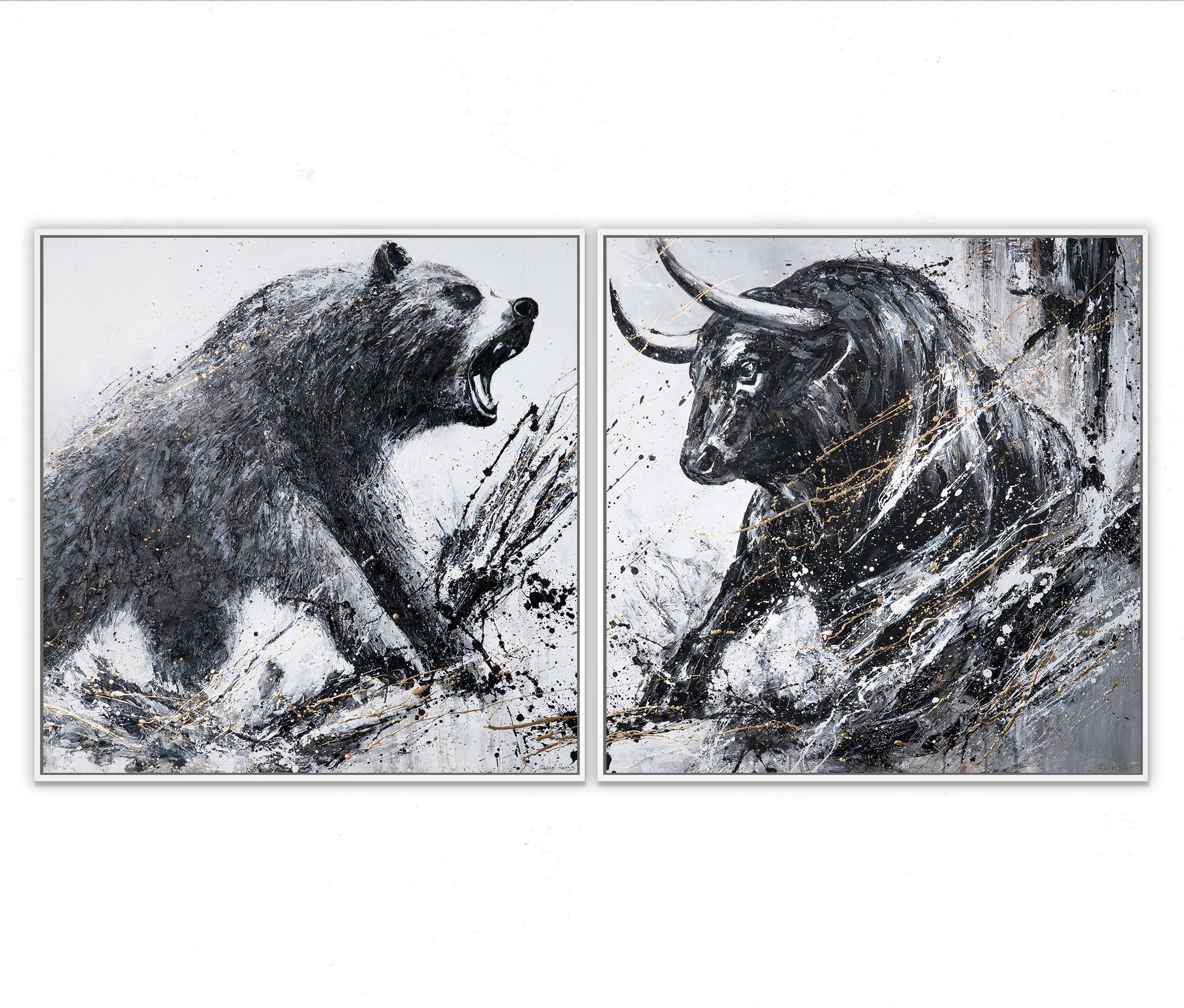 YS-Art Gemälde Wilder Impuls