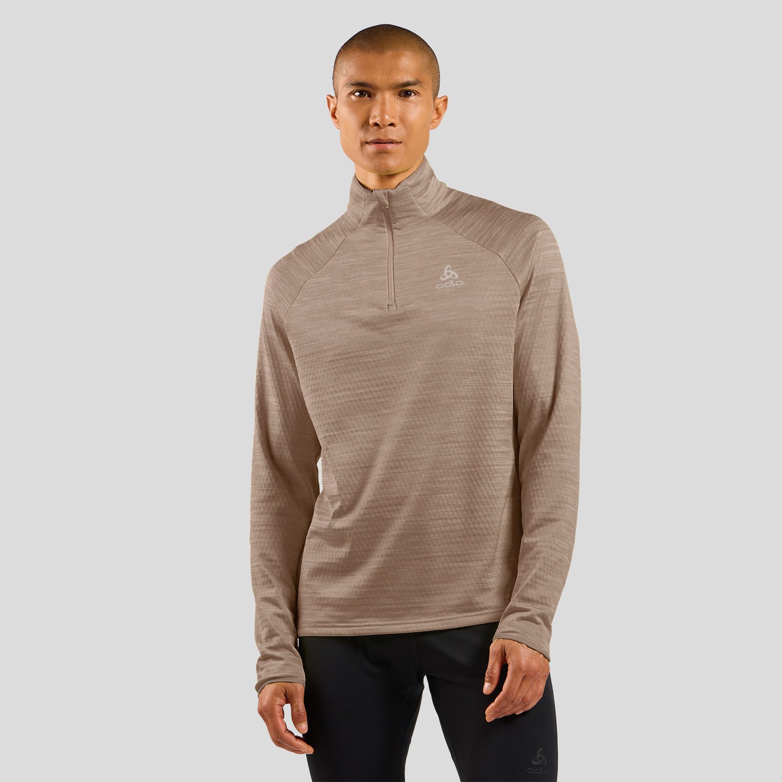 Odlo Langarmshirt Essential Thermal Midlayer Men 313262-10281 federleicht und bestens ausgestattet