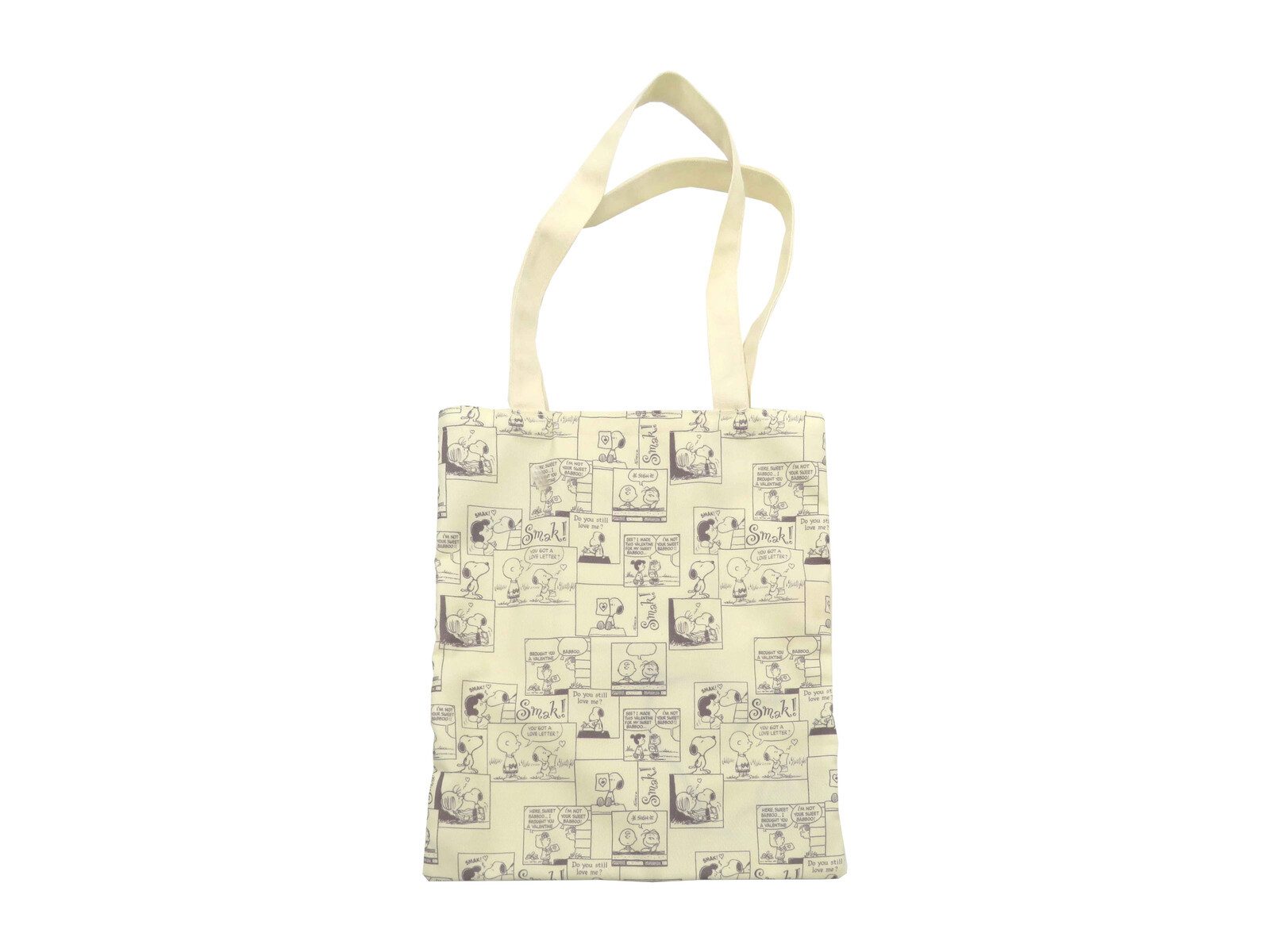 Snoopy Shopper Tasche schlicht mit langen Henkeln Alltagstasche