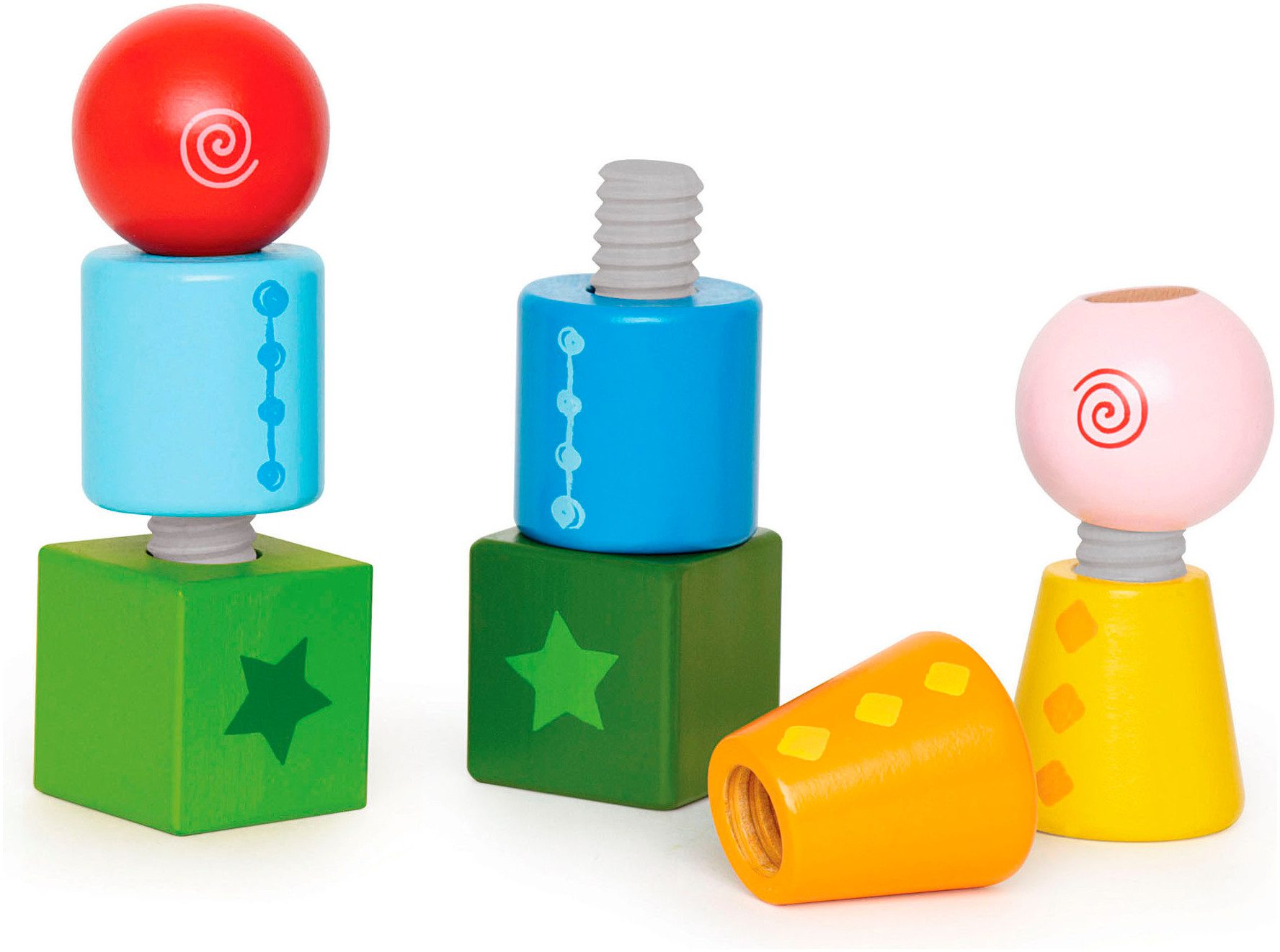 Hape Schraubklötze Spielbausteine