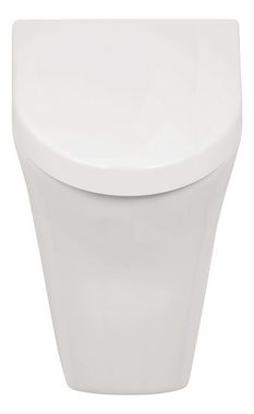 Calmwaters Urinal, Keramik, Abgang Hinten, (Urinal-Set, 2-tlg., mit Deckel, Absaugformstück), Absenkautomatik, Weiß, 46CL6206