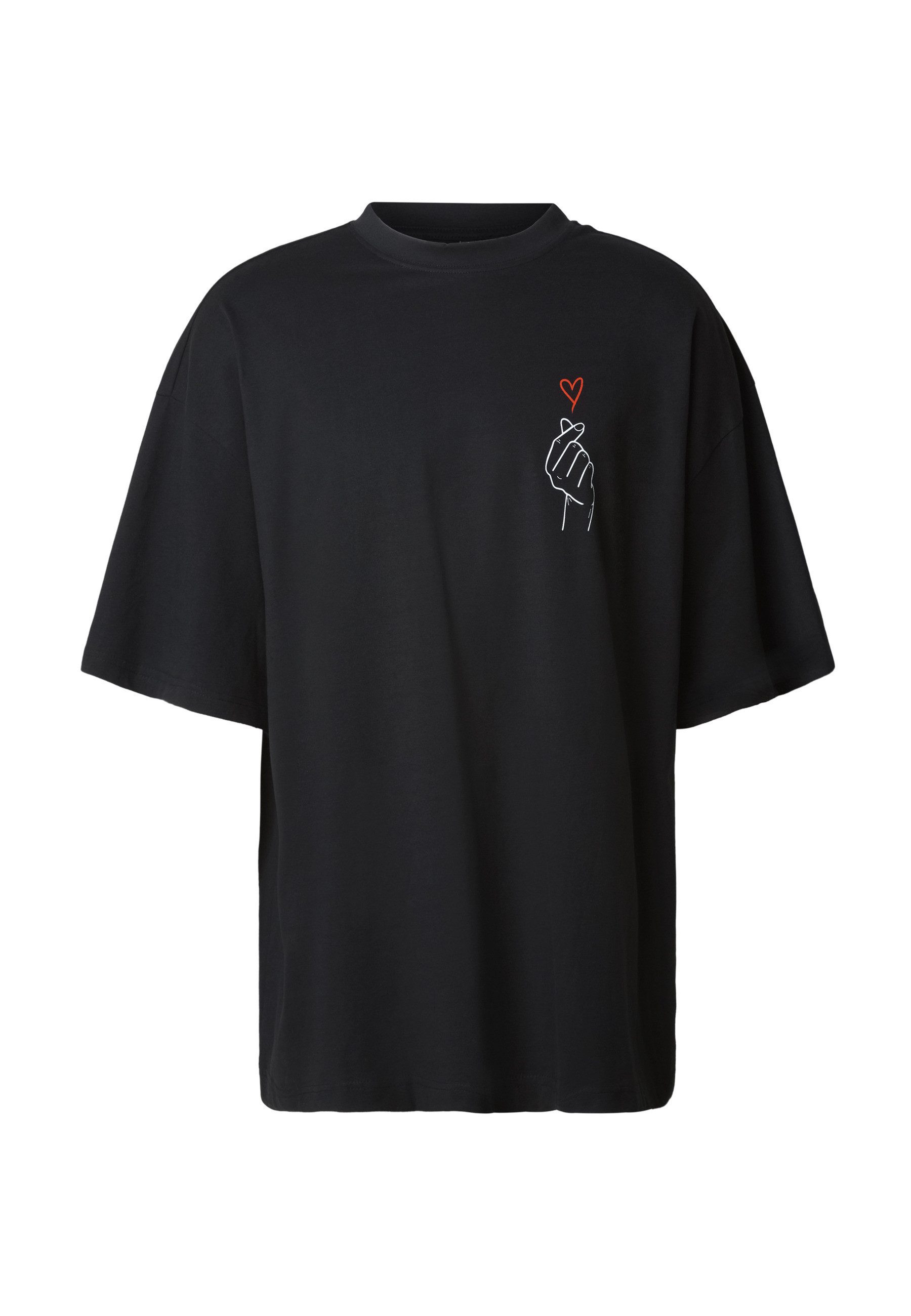 Merchcode T-Shirt Merchcode Herren K Heart Huge Tee (1-tlg)