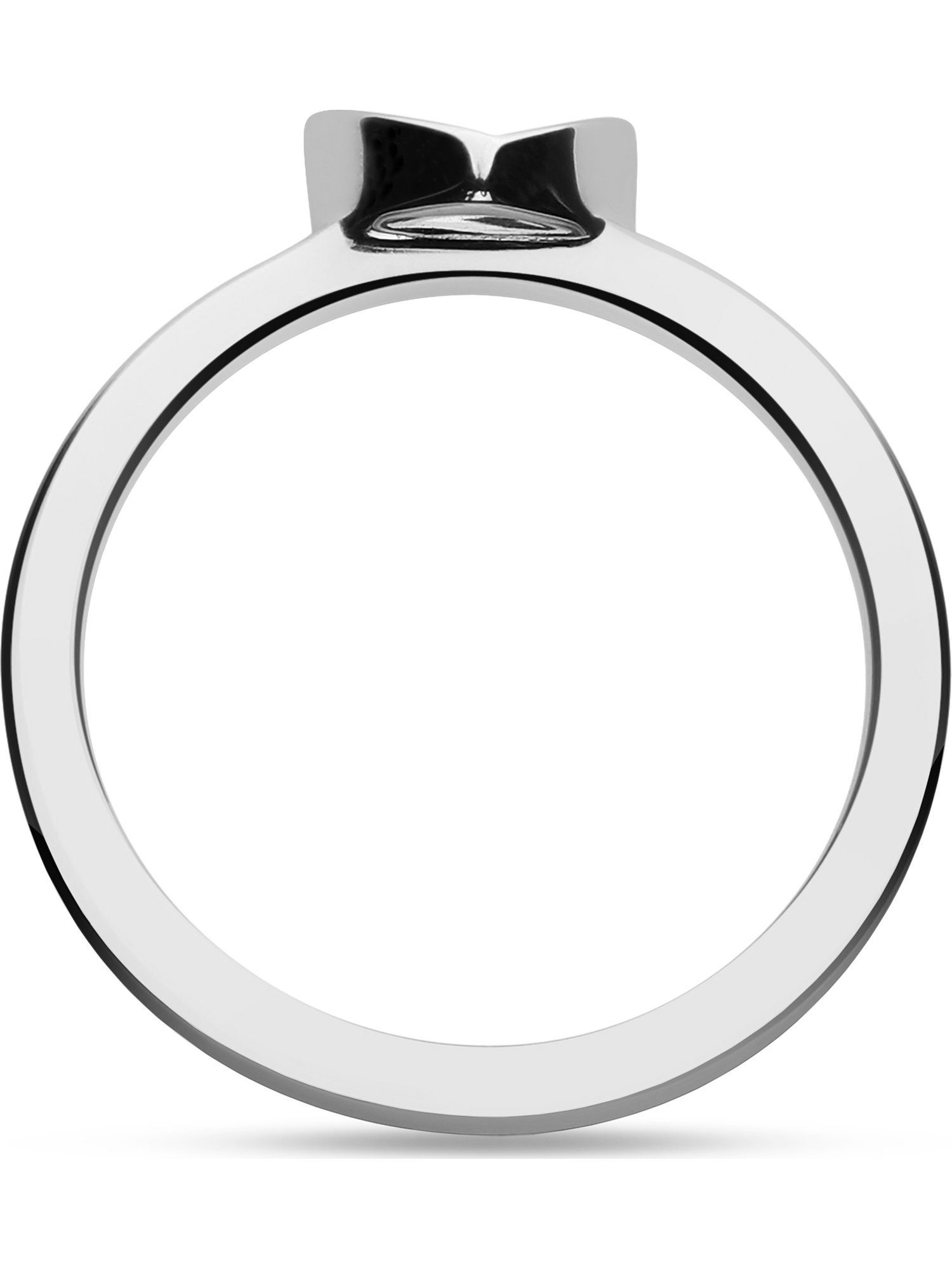JETTE Silberring JETTE Damenring, Zirkonia, synthetisch