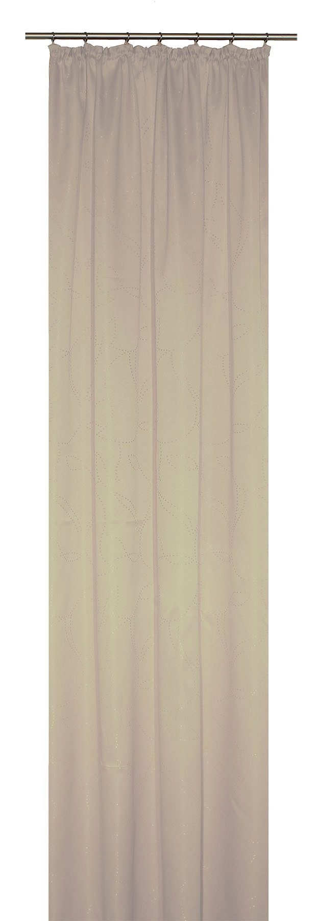 Wirth Vorhang Janine (1 St), Kräuselband, blickdicht, Jacquard