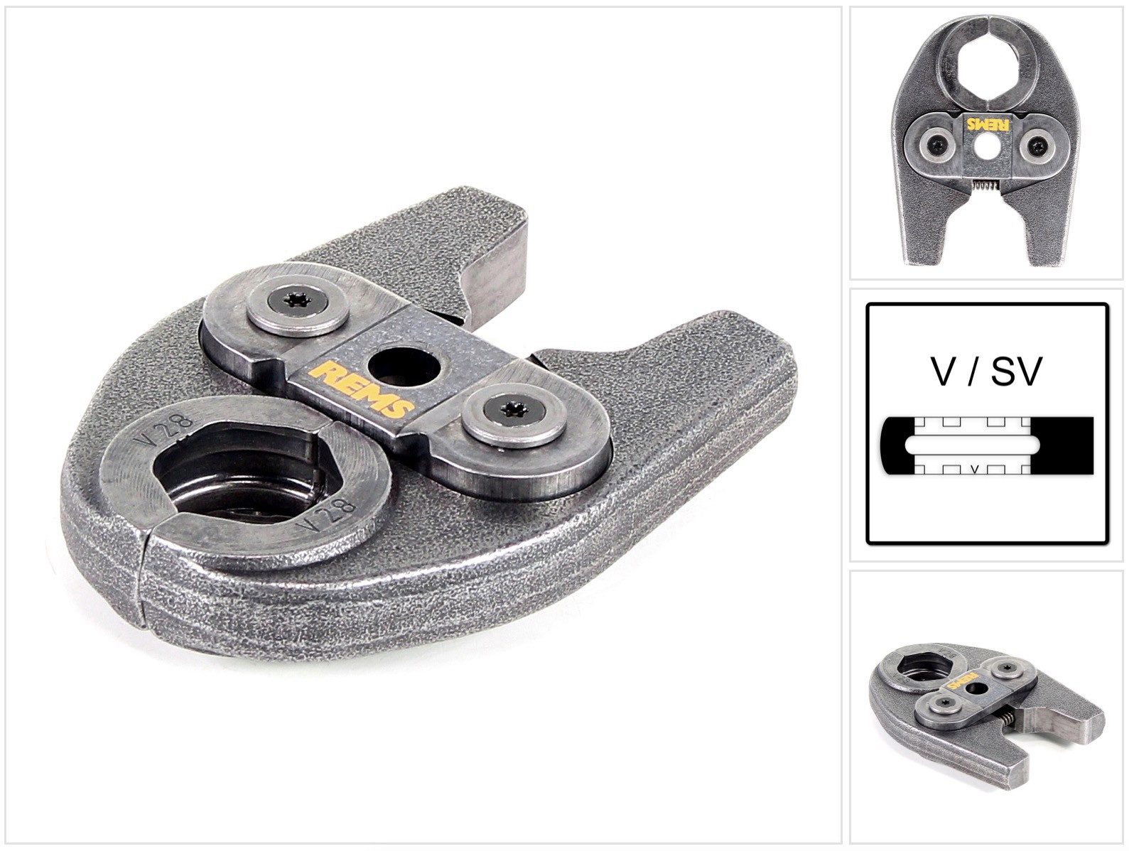 Rems Werkstattpresse Pressbacke Presszange Mini V28 (578336) für Mini-Press