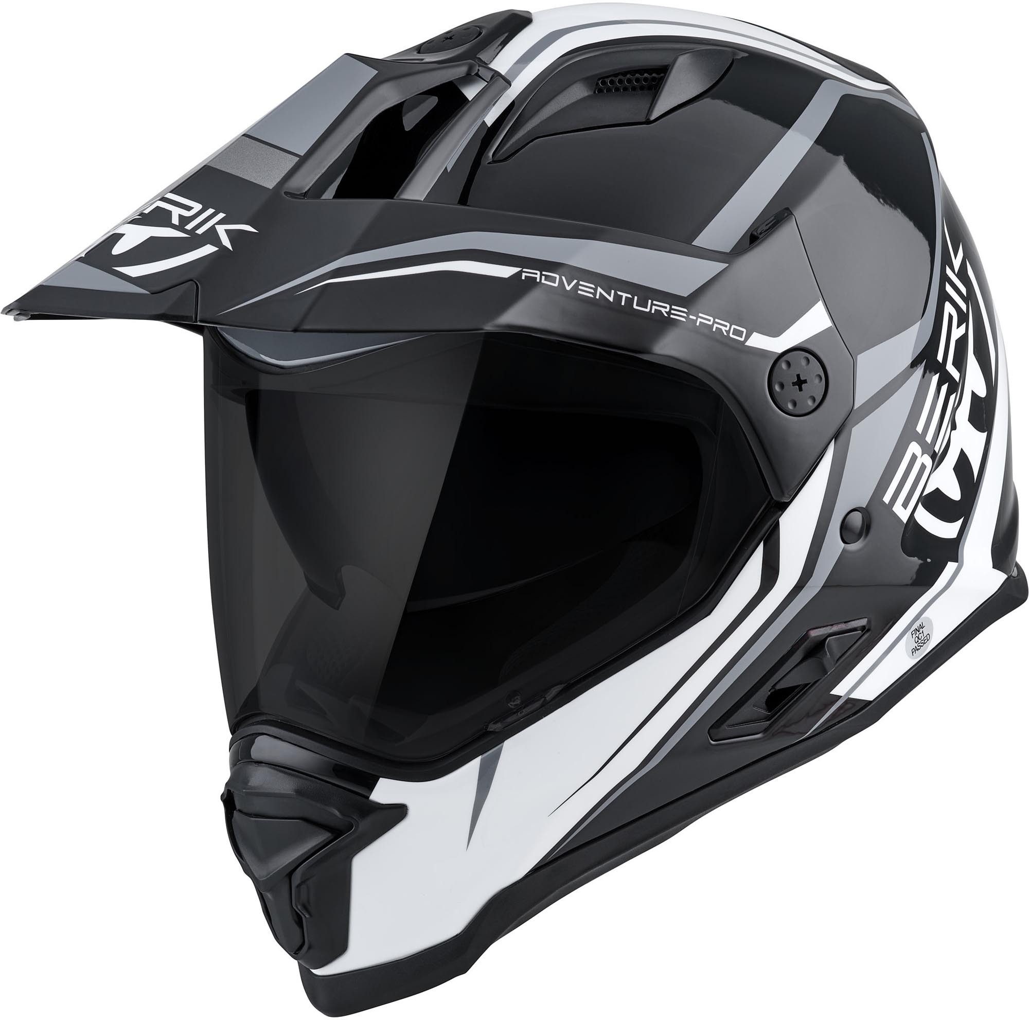 Berik Motocrosshelm MX313 Volstom Adventure Pro Enduro Helm, Vorbereitet Für Kommunikationssystem,herausnehmbares Innenfutter – Bild 2 von 5