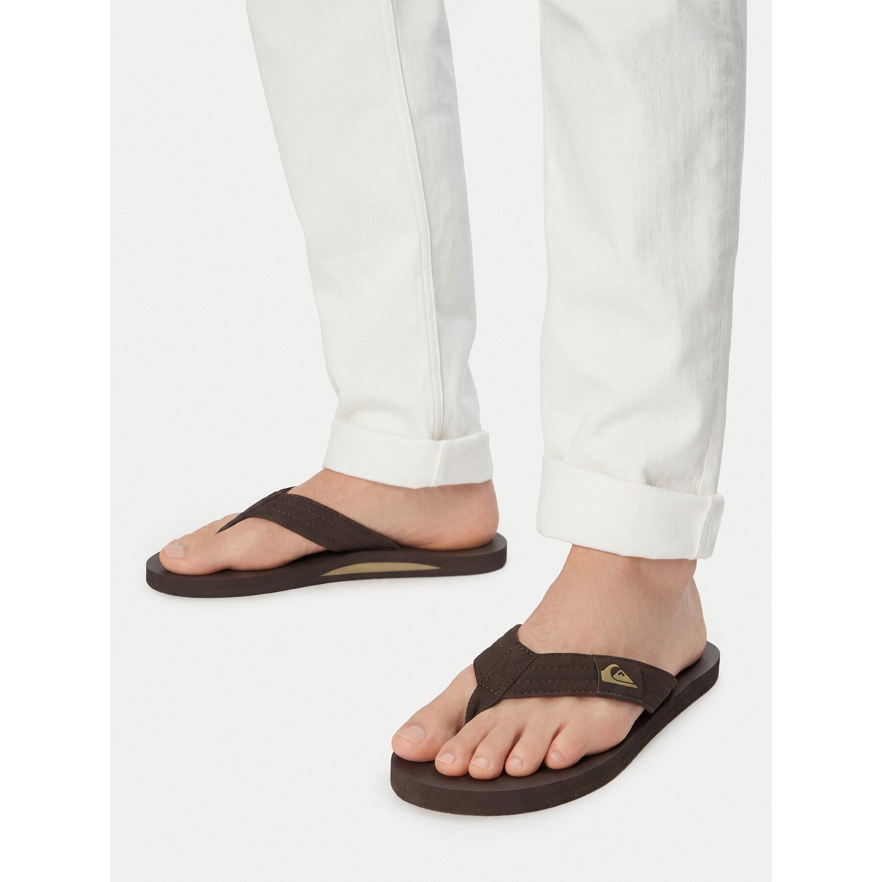 Quiksilver Quiksilver Herren-Flip-Flops, braun Badepantolette