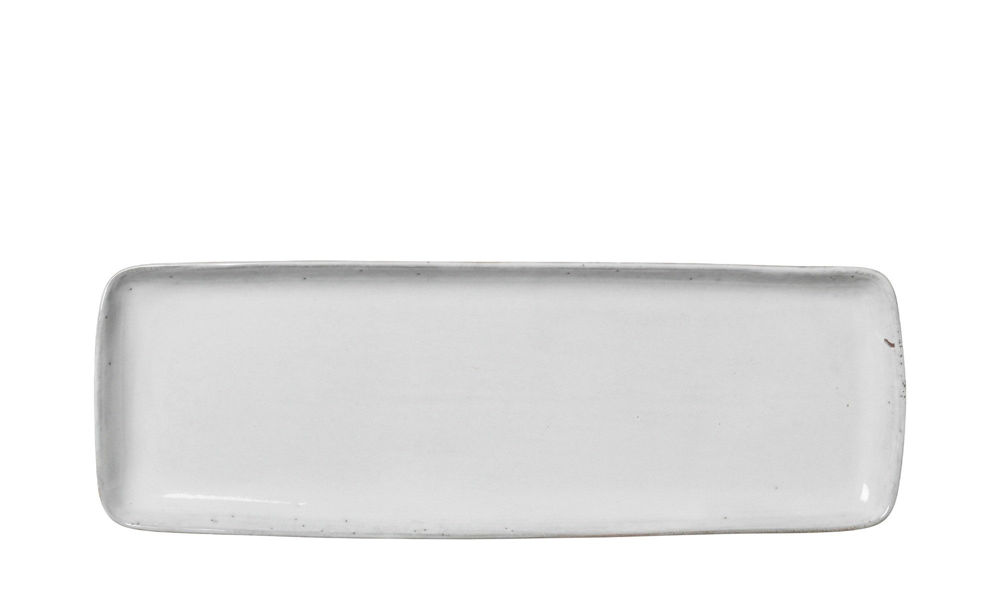 Broste Copenhagen Servierplatte Broste Copenhagen Nordic Sand Quadratischer Teller Steingut Sand, Steingut