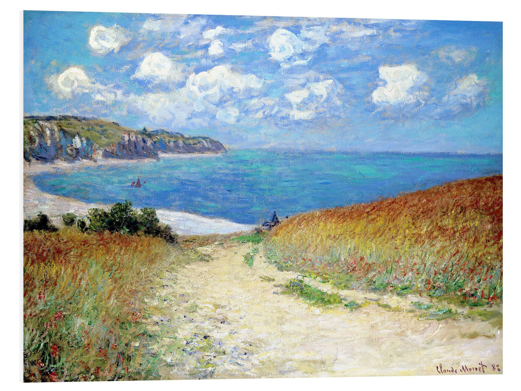 Posterlounge Poster Claude Monet, Strandweg durch günstig online kaufen