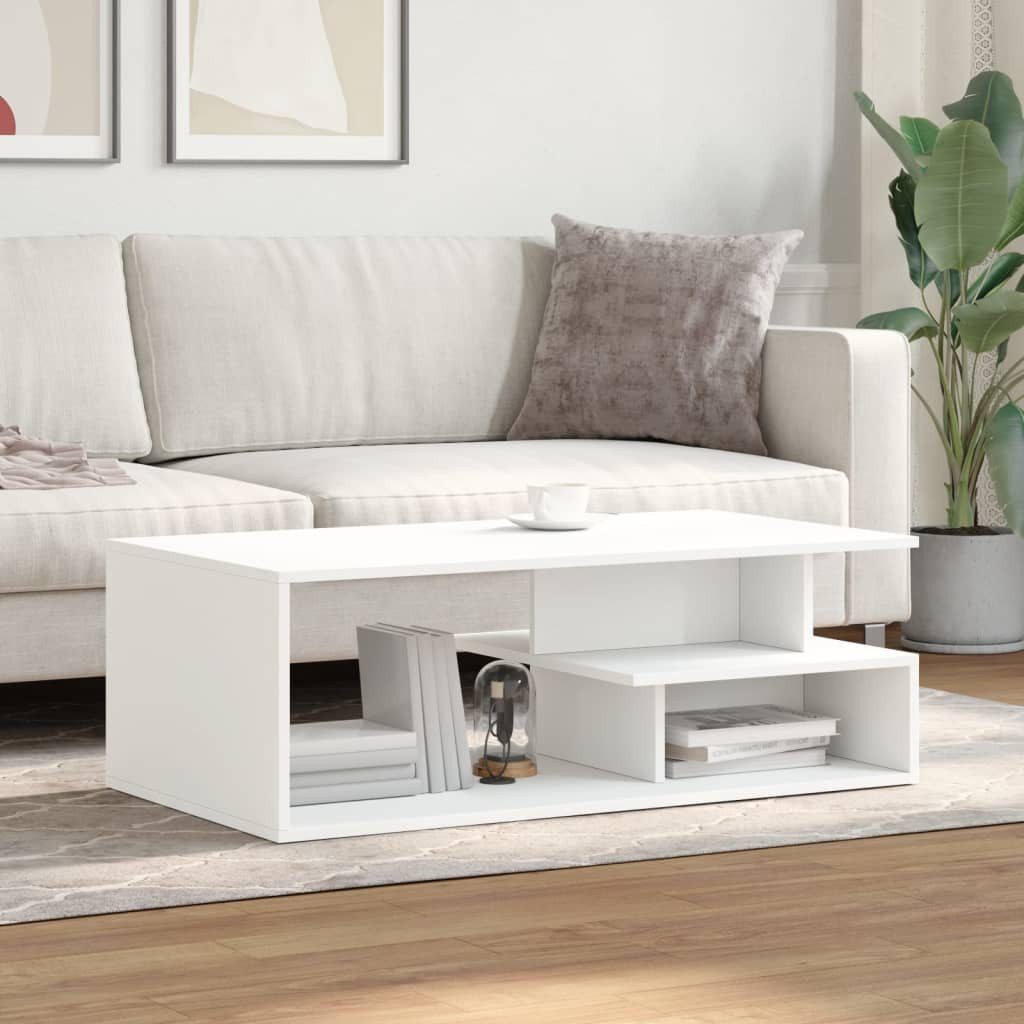 vidaXL Couchtisch Couchtisch Weiß 102x55x35 cm günstig online kaufen