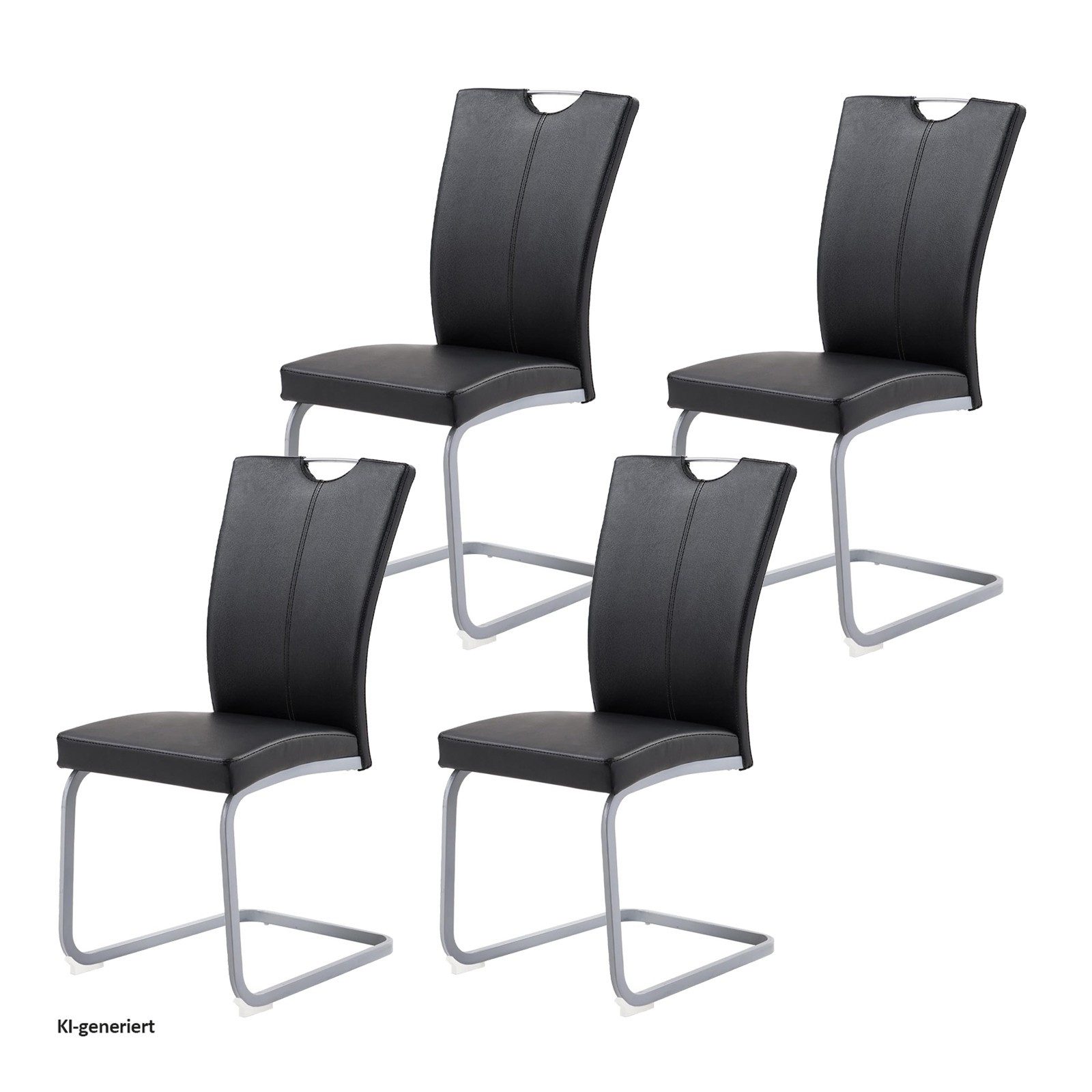 HTI-Living Freischwinger Schwingstuhl 4er Set Jean (Set, 4 St), Freischwinger Esszimmerstühle – Bild 2 von 4