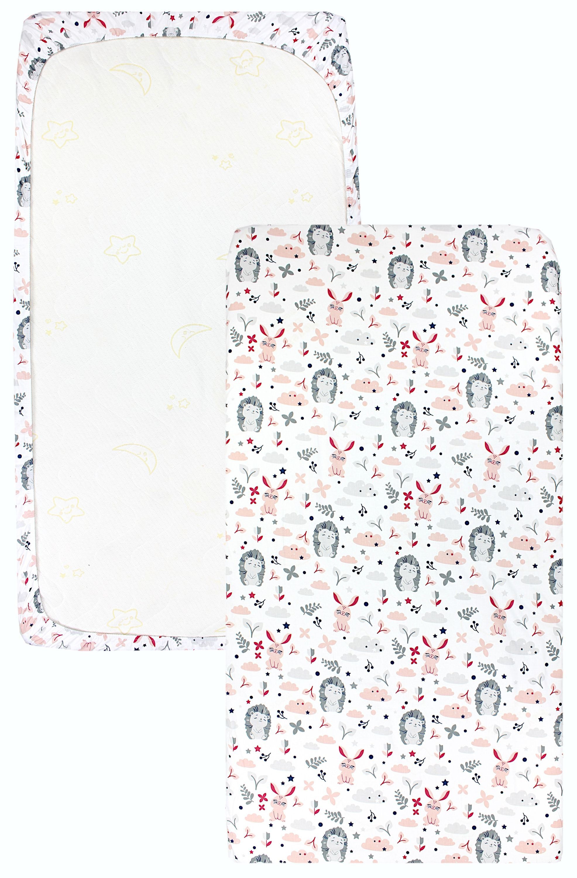 TupTam Spannbettlaken Baby Spannbettlaken Spannbetttuch für Babybett Kinder günstig online kaufen