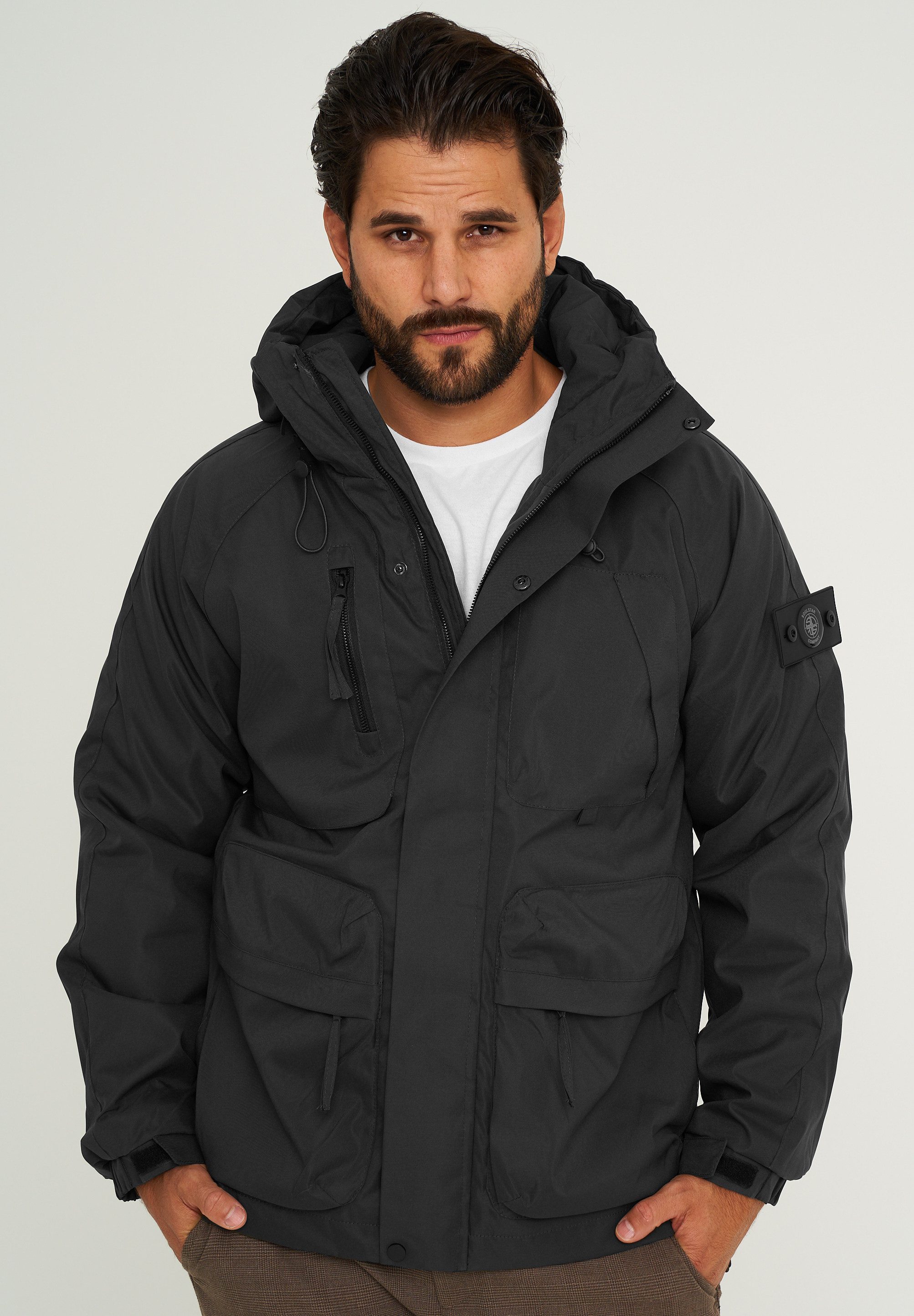 SOULSTAR Steppjacke S2MALBUN Herren leichte Field-Jacket mit Kapuze Fleece günstig online kaufen