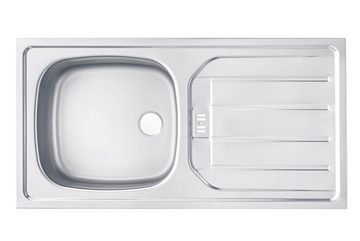 wiho Küchen Spülenschrank Husum 110 cm breit, inkl. Tür/Sockel für Geschirrspüler