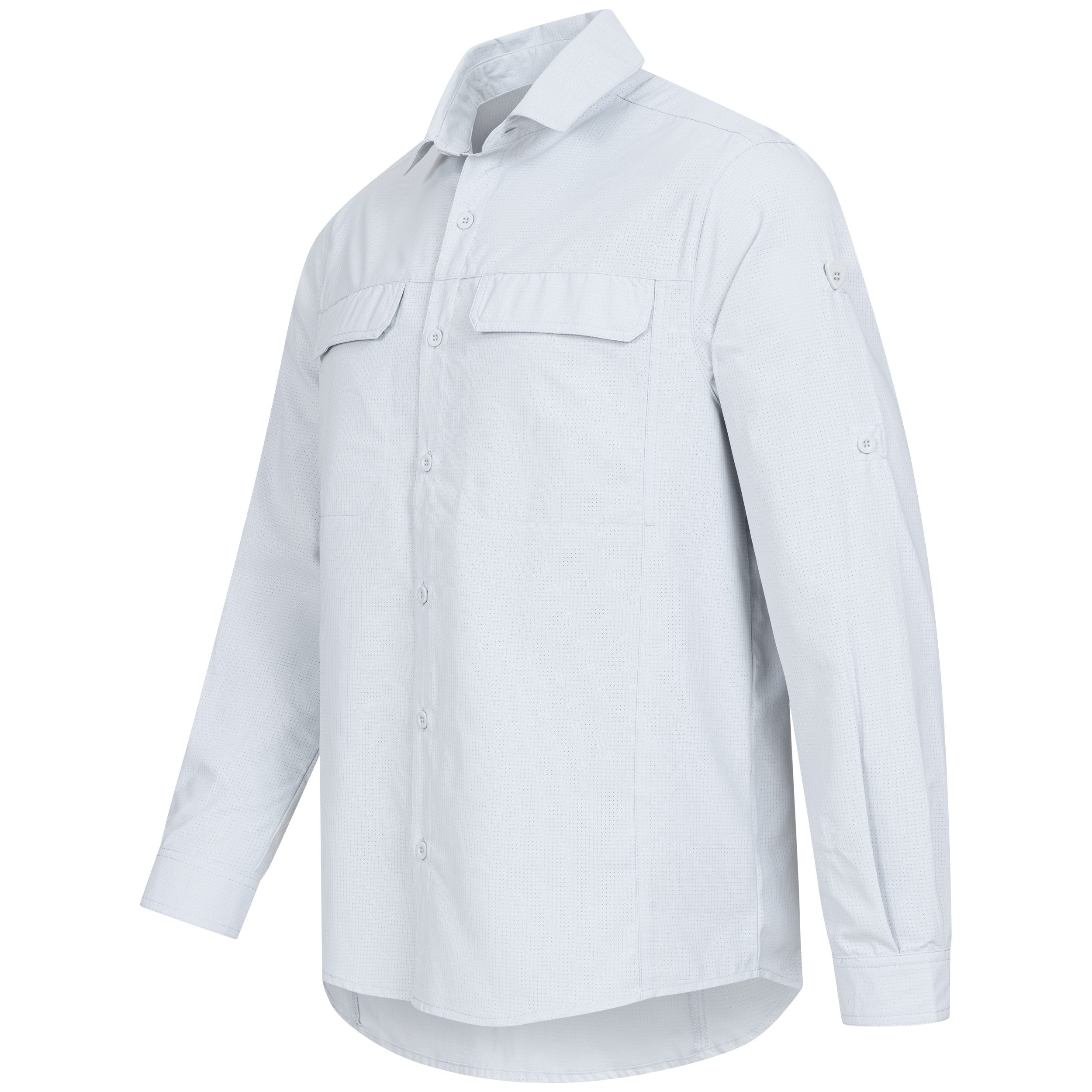 Höhenhorn Funktionshemd Matreier Herren Hemd Langarm Funktionshemd Atmungsaktiv für Männer Button-Down-Hemd, Outdoor, Angelhemd – Bild 3 von 5