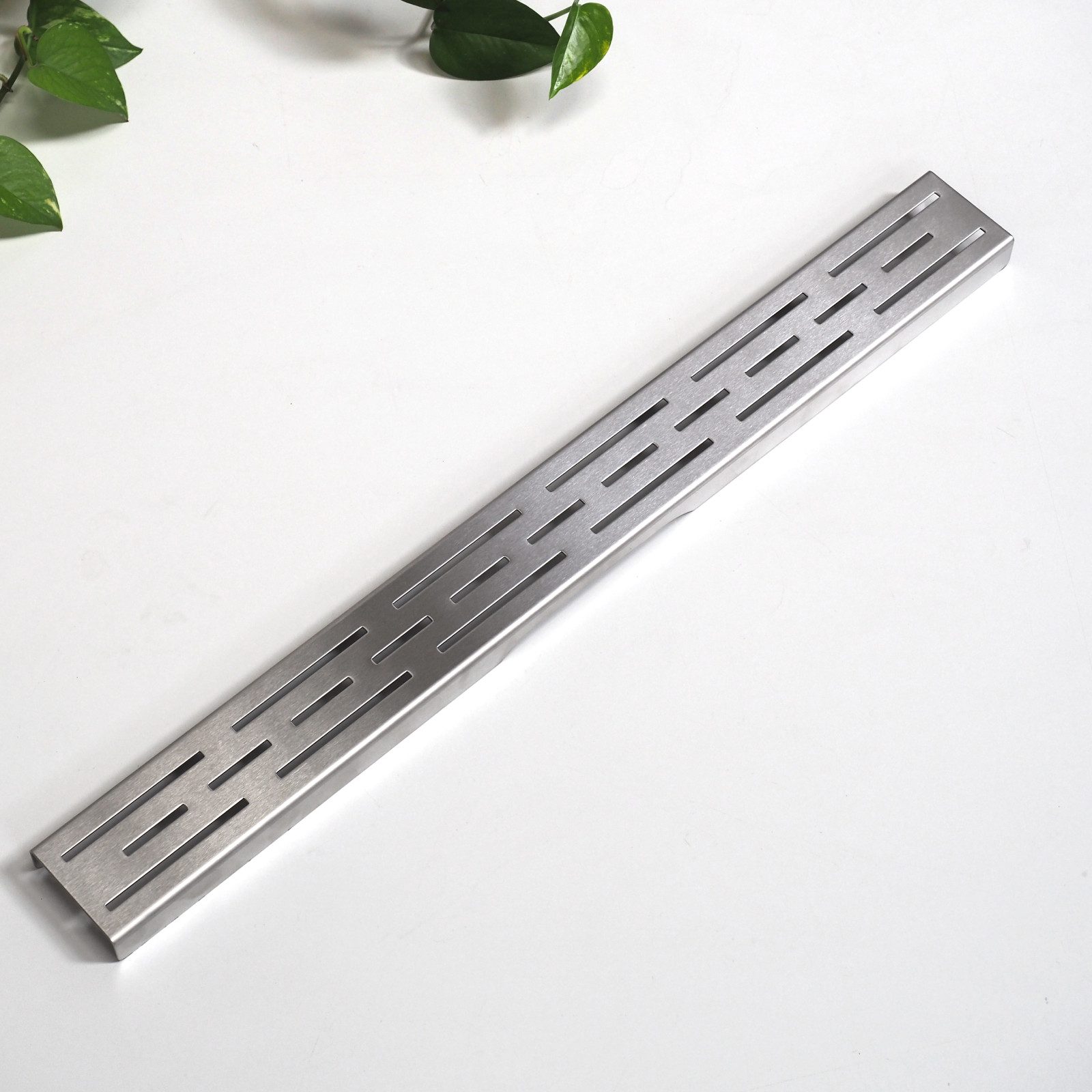 WITEN&NOCK Duschablauf Abdeckung für Duschrinne Edelstahlrost Bodenablauf Linien Schlizt