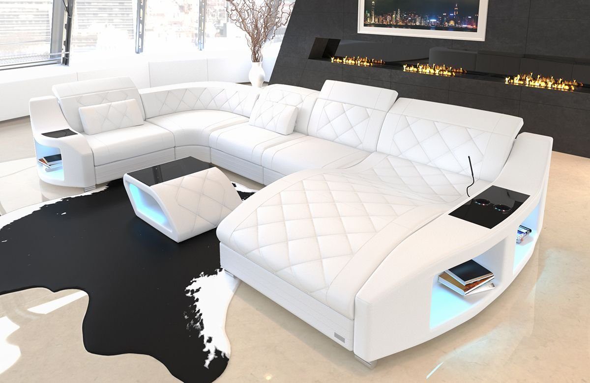 Sofa Dreams Wohnlandschaft Sofa Leder Swing günstig online kaufen