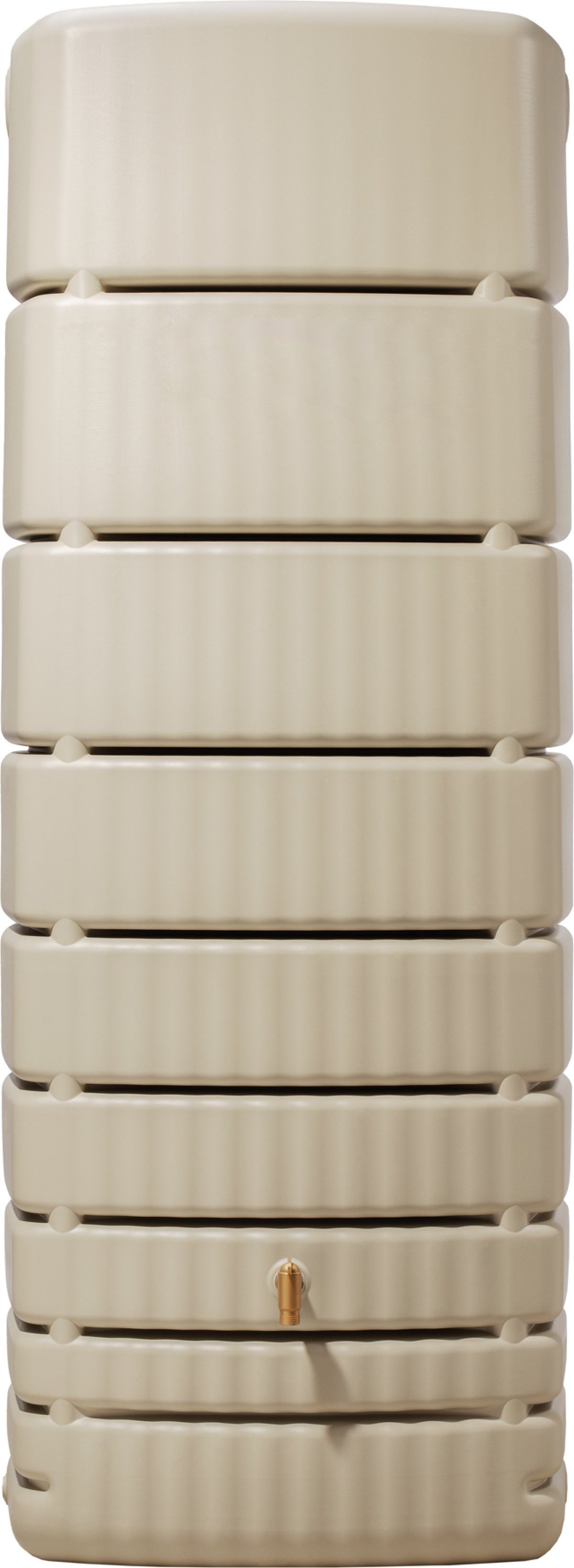 4rain Regentonne SLIM Wandtank 650 L, sandbeige
