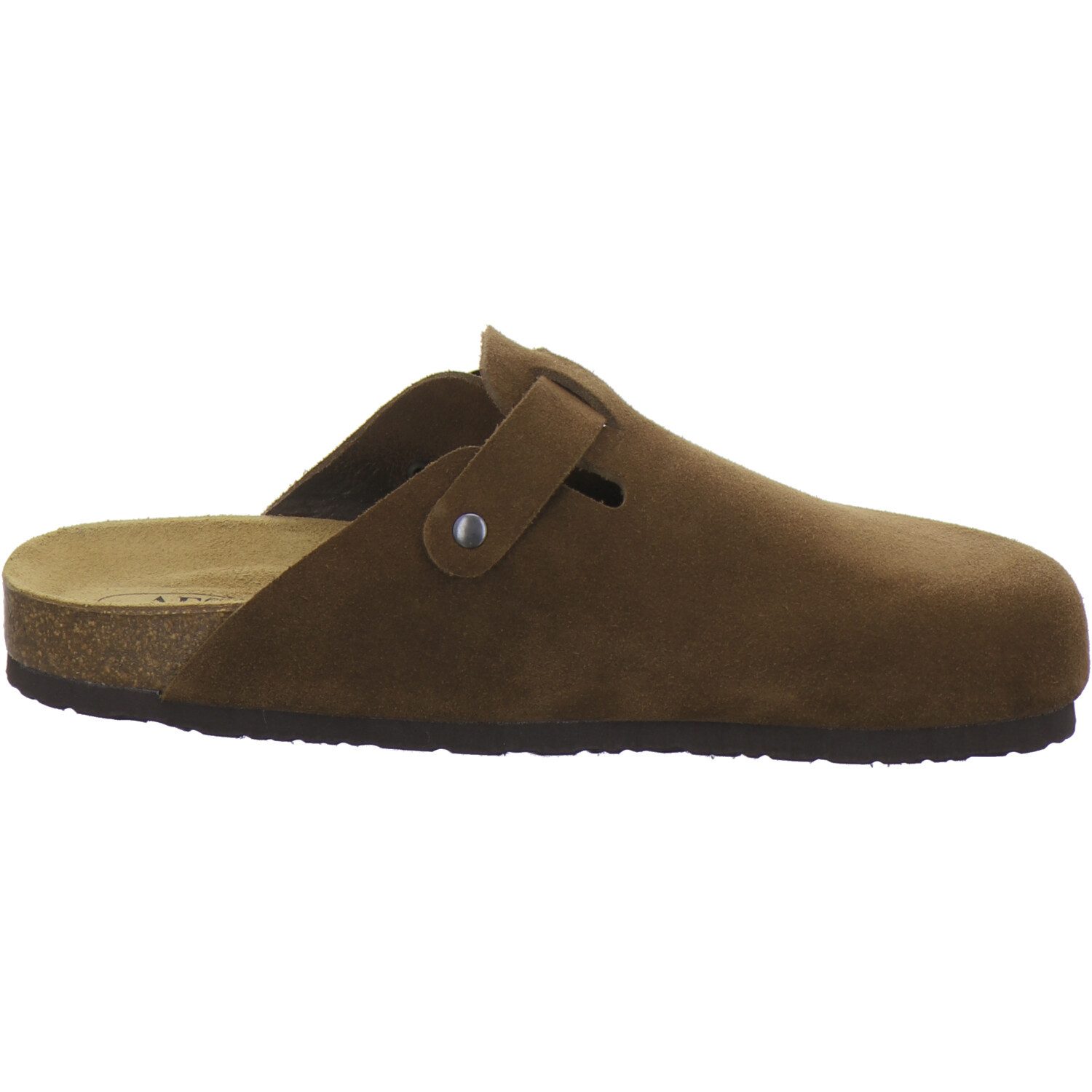AFS-Schuhe 390079 Clogs Pantolette für Herren aus Leder mit Fußbett, Hausschuhe Made in Germany