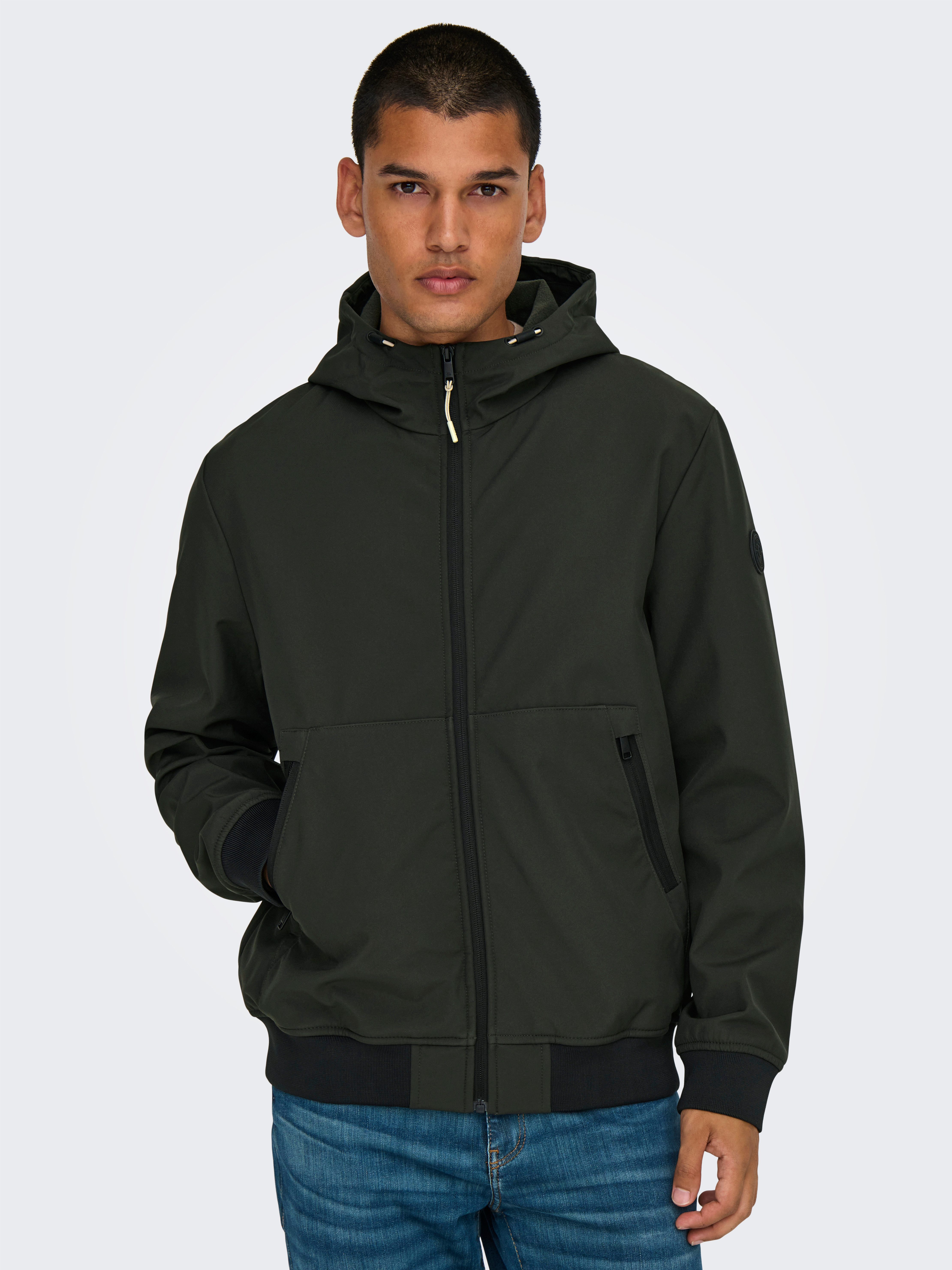 ONLY & SONS Softshelljacke ONSBOWIE SOFTSHELL BOMBER NOOS günstig online kaufen