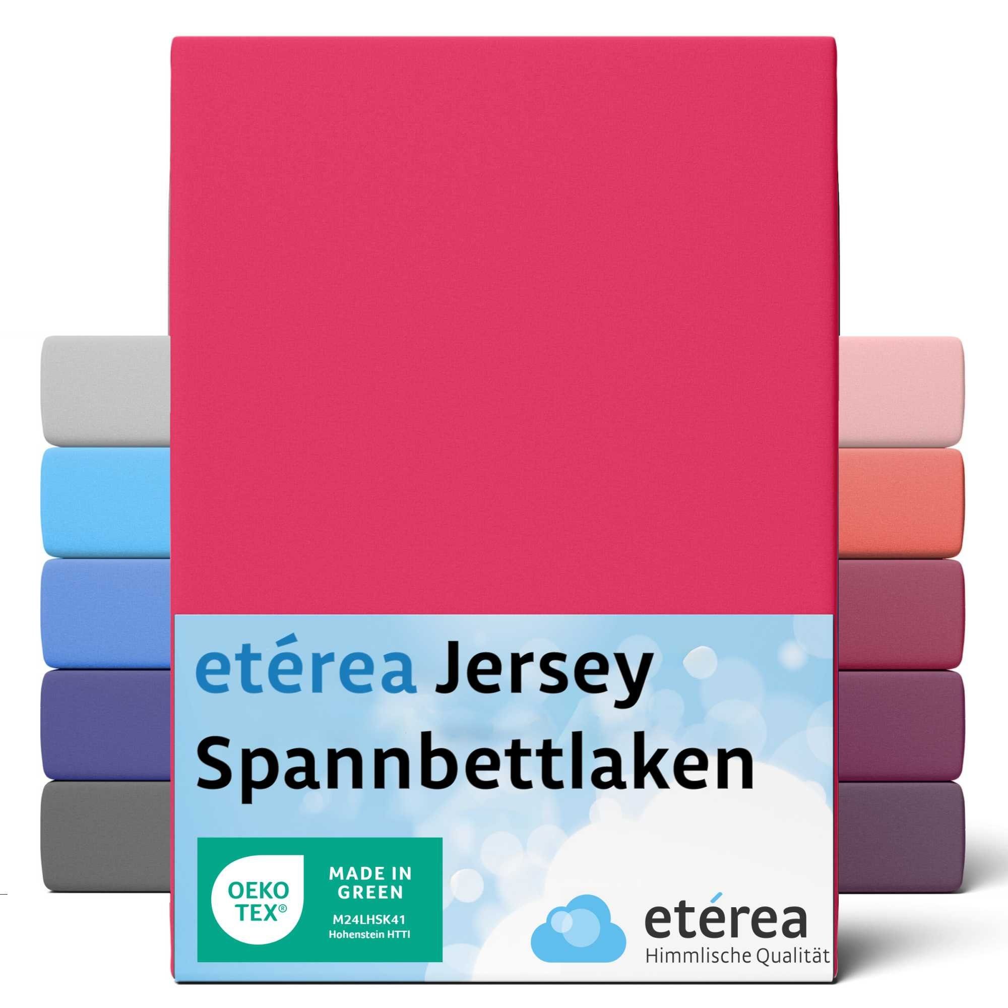 etérea Himmlische Qualität Spannbettlaken etérea Comfort Jersey Spannbettlaken, Jersey, Gummizug: rundum, (1 Stück)