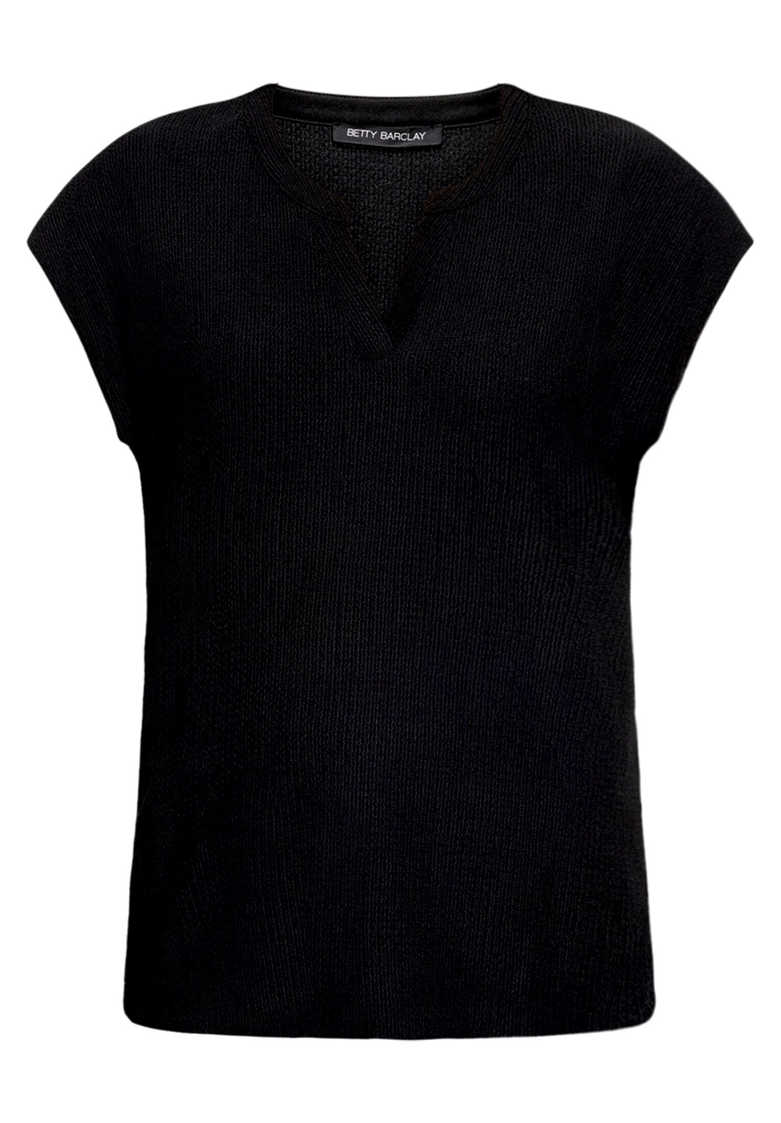 Betty Barclay Kurzarmshirt Damen mit V-Ausschnitt (1-tlg)
