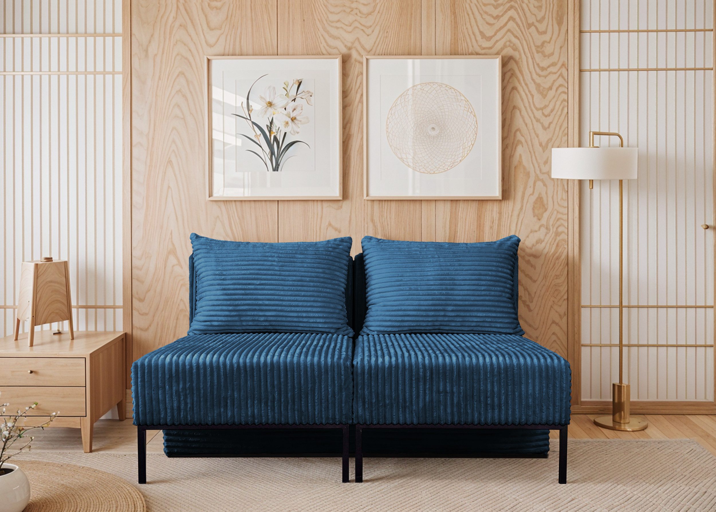 Kaiser Möbel Chaiselongue Sofa,Ecksofa, Betten, MOOKA 4in1-Multifunktions-System, Sofa mit Schlaffunktion, Eckcouch, Bett, Chaiselongue (4in1)