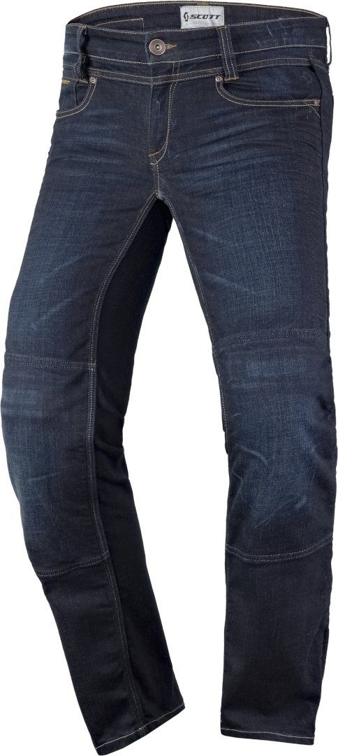 Scott Motorradhose Denim Stretch Motorrad Jeans Knieprotektoren enthalten