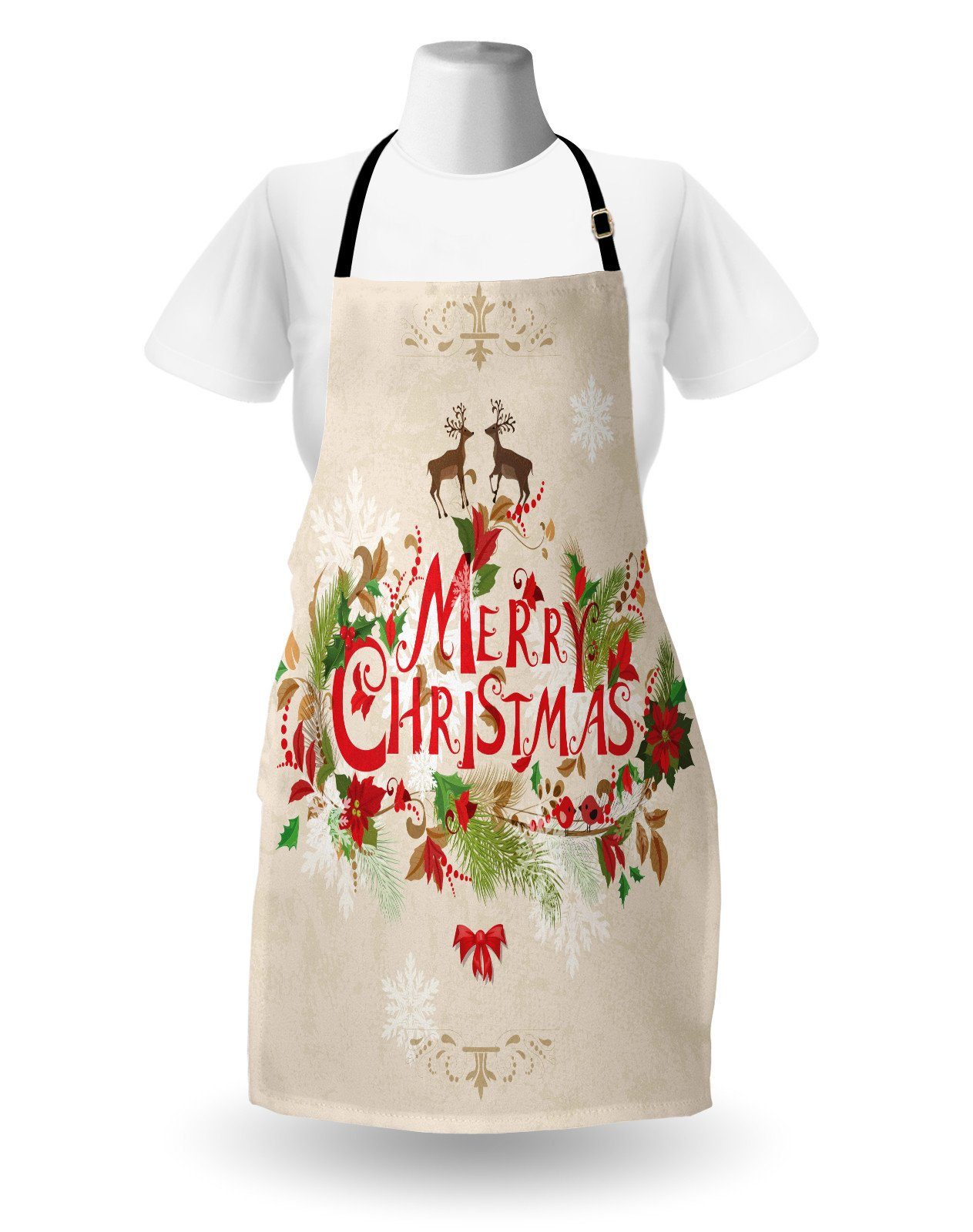 Abakuhaus Kochschürze Höhenverstellbar Klare Farben ohne verblassen, Weihna günstig online kaufen