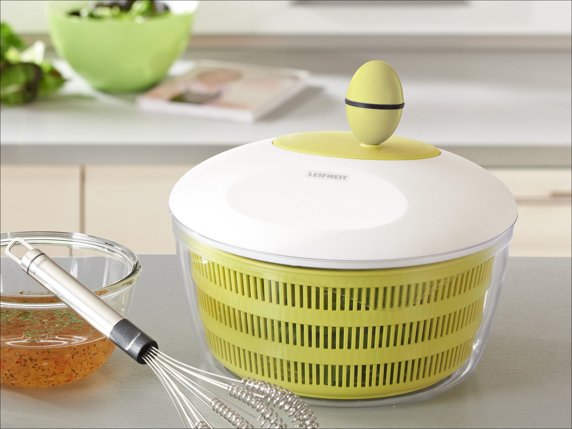 Leifheit Salatschleuder Salatschleuder Trend 4,2 L, (1-tlg)
