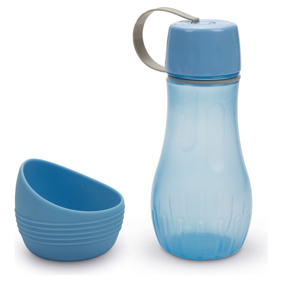 Beeztees Wasserspender Reise-Trinkset Aventura blau
