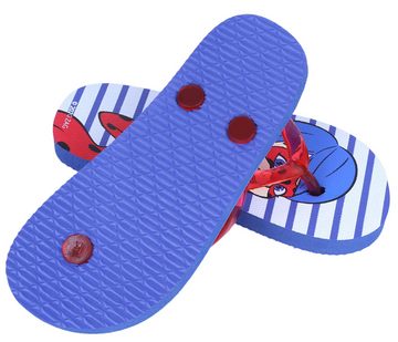 Sarcia.eu Blau-rote Flip-Flops/Badelatschen gestreift MIRACULOUS 28-29 EU / Badezehentrenner