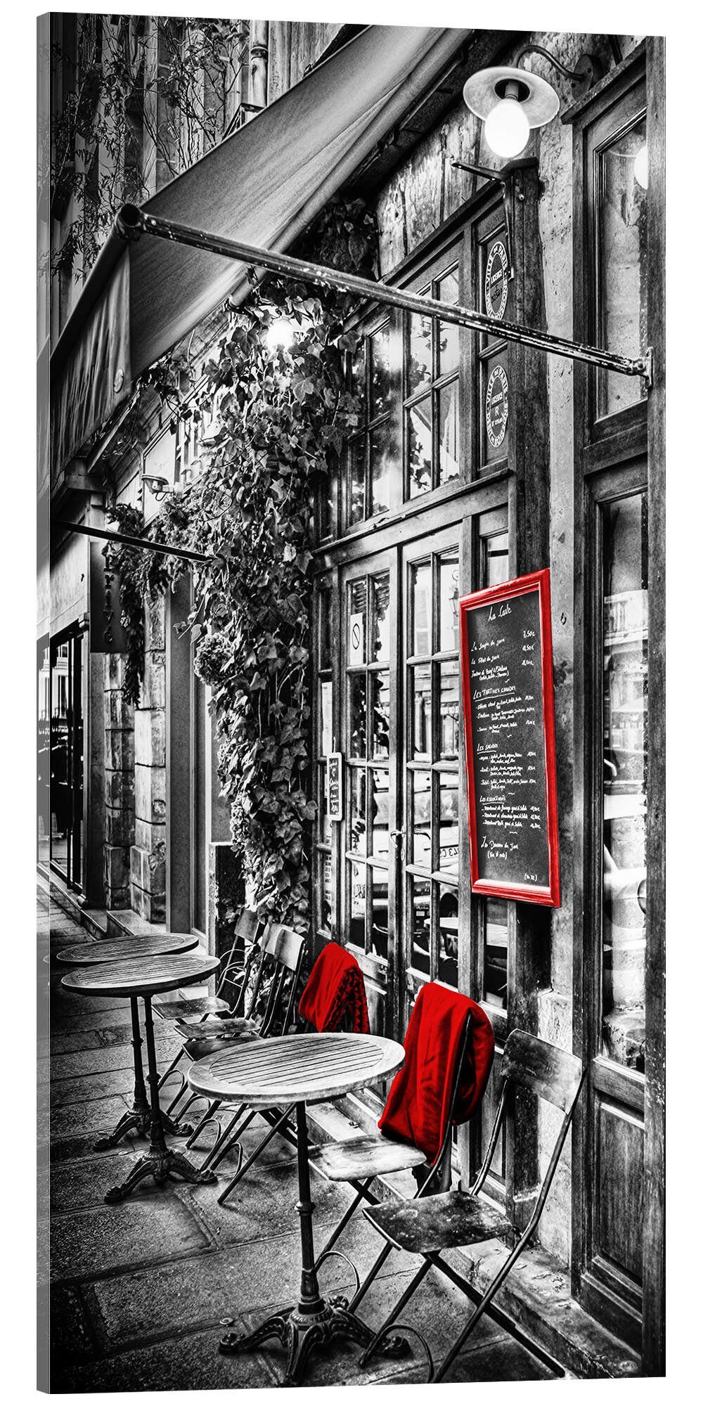 Posterlounge Wandbild Pariser Bistro, jens hennig, erhältlich als Poster, Leinwandbild, Wandsticker oder Acrylglasbild