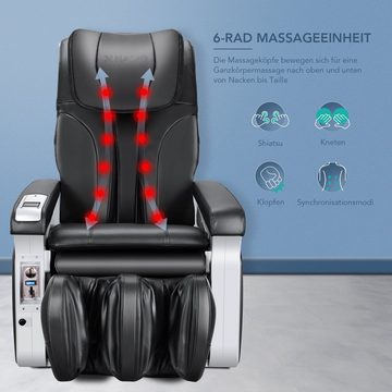 NAIPO Massagesessel, Münzbetriebener Massagestuhl Sicherheitsystem Gewerblich