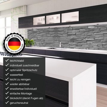 ROXUS Spritzschutz 1a Küchennischen Deko, Spritzschutz, Küchenrückwand, Wandschutz, Wandschutz,einfach leichte schnelle Montage