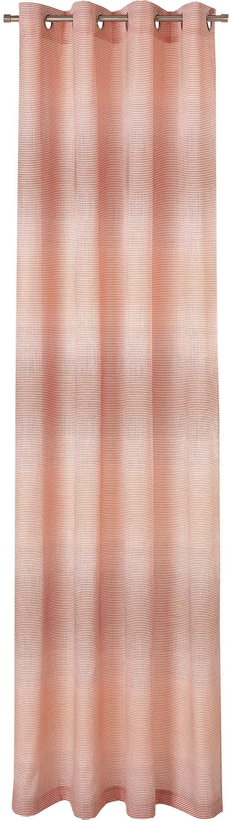 Neutex blickdicht, mit Ösenschal Metallösen Ösen 245x146, for HxB: Jacquard, (1 Vorhang Spice, St), rot you!,