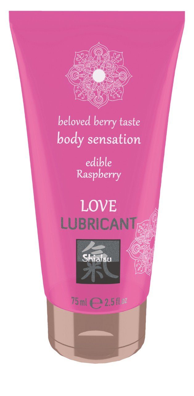 HOT Shiatsu Gleitgel 75 SHIATSU Raspberry 75ml Love ml lubricant Edible 