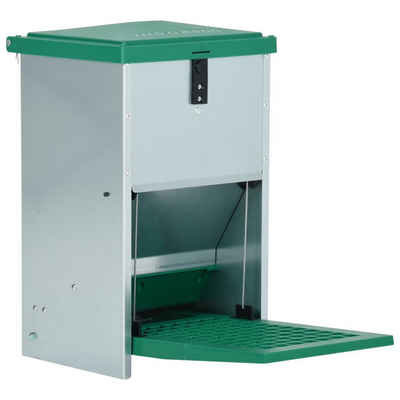 vidaXL Futterspender Geflügel-Futterautomat Feedomatic mit Pedal 8 kg