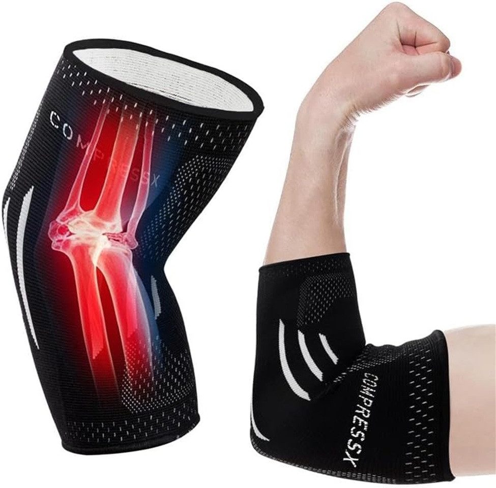 COMPRESS PRO Armbandage Elbow Support Compression Sleeve for Tennis, Golf and Fitness