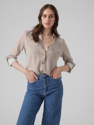 Hemdbluse VMBUMPY L/S SHIRT NEW WVN GA NOOS