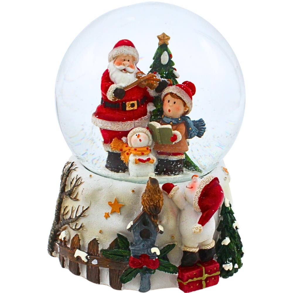 Dekohelden24 Schneekugel XL und XXL Schneekugeln in verschiedenen Ausführungen. (1 St), Sockel