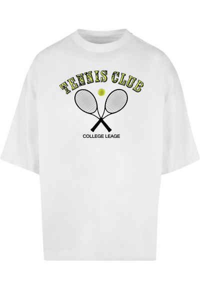 Merchcode T-Shirt Merchcode Herren Tennis Club Huge Tee (1-tlg)