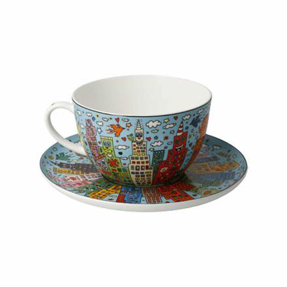 Goebel Tasse James Rizzi My New York City Day, Fine Bone China