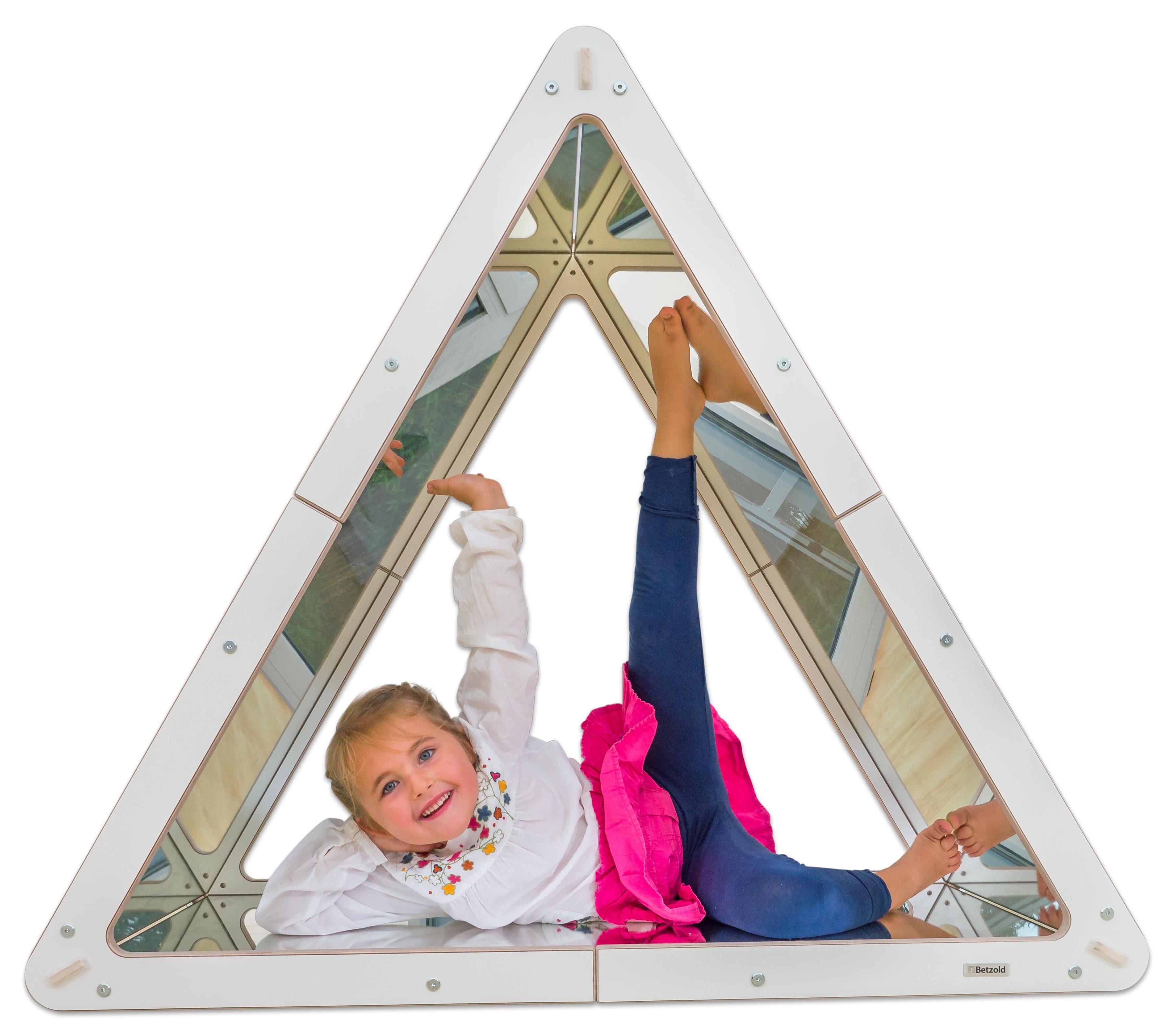 Educasa Wandspiegel Pyramidenspiegel