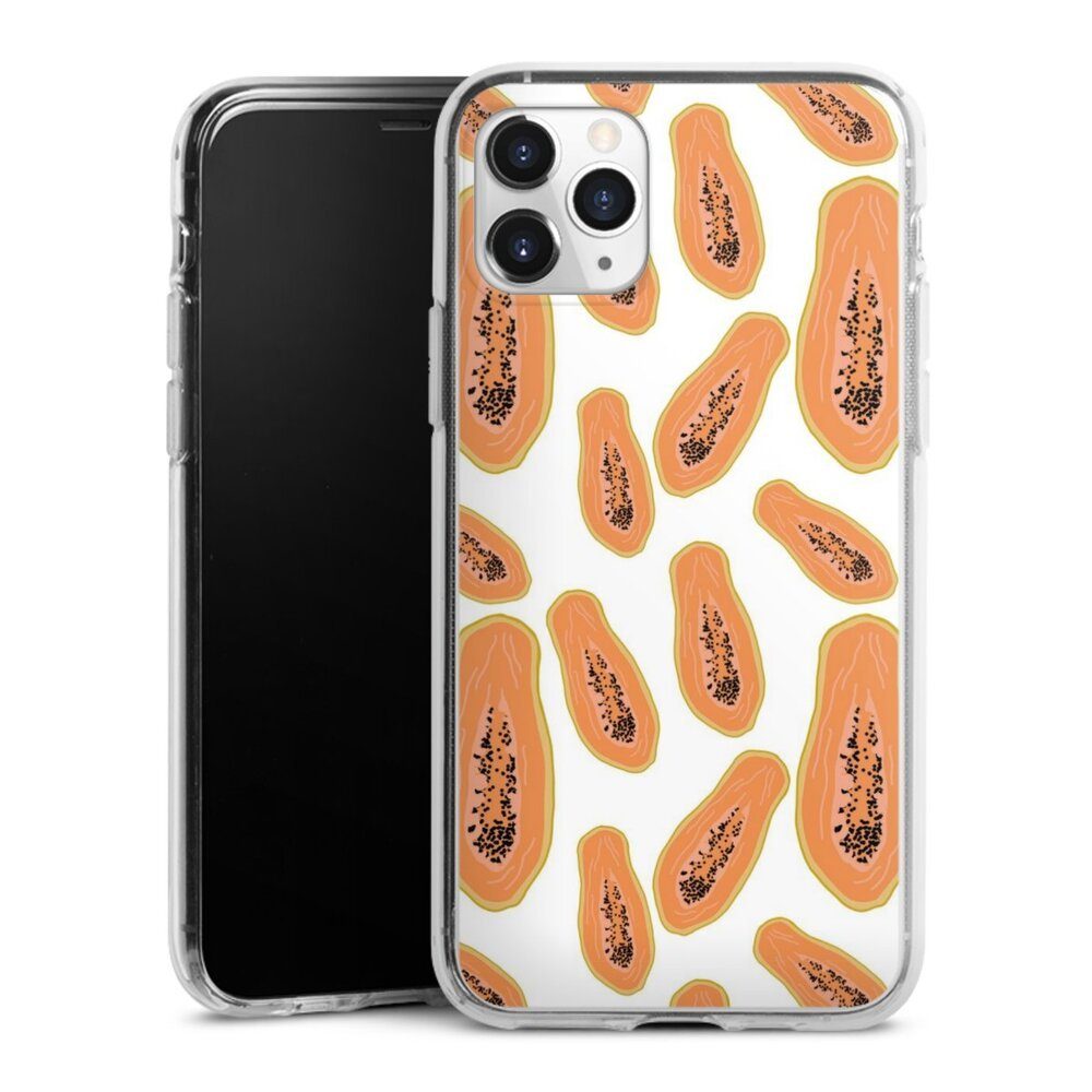 DeinDesign Handyhülle Papaya, Apple iPhone 11 Pro Silikon Hülle Bumper Case Handy Schutzhülle