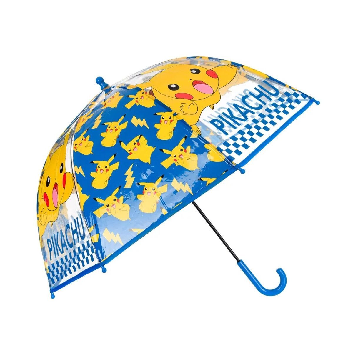 POKÉMON Stockregenschirm Pokémon Electric Kinder transparenter Regenschirm Ø72 cm