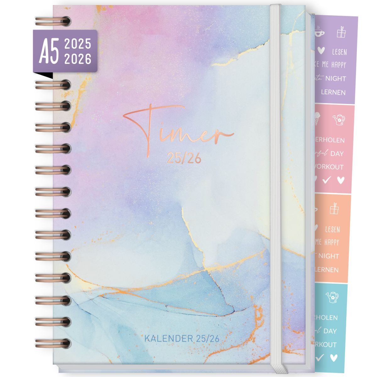 Häfft Schülerkalender Fancy Timer A5 2025/2026