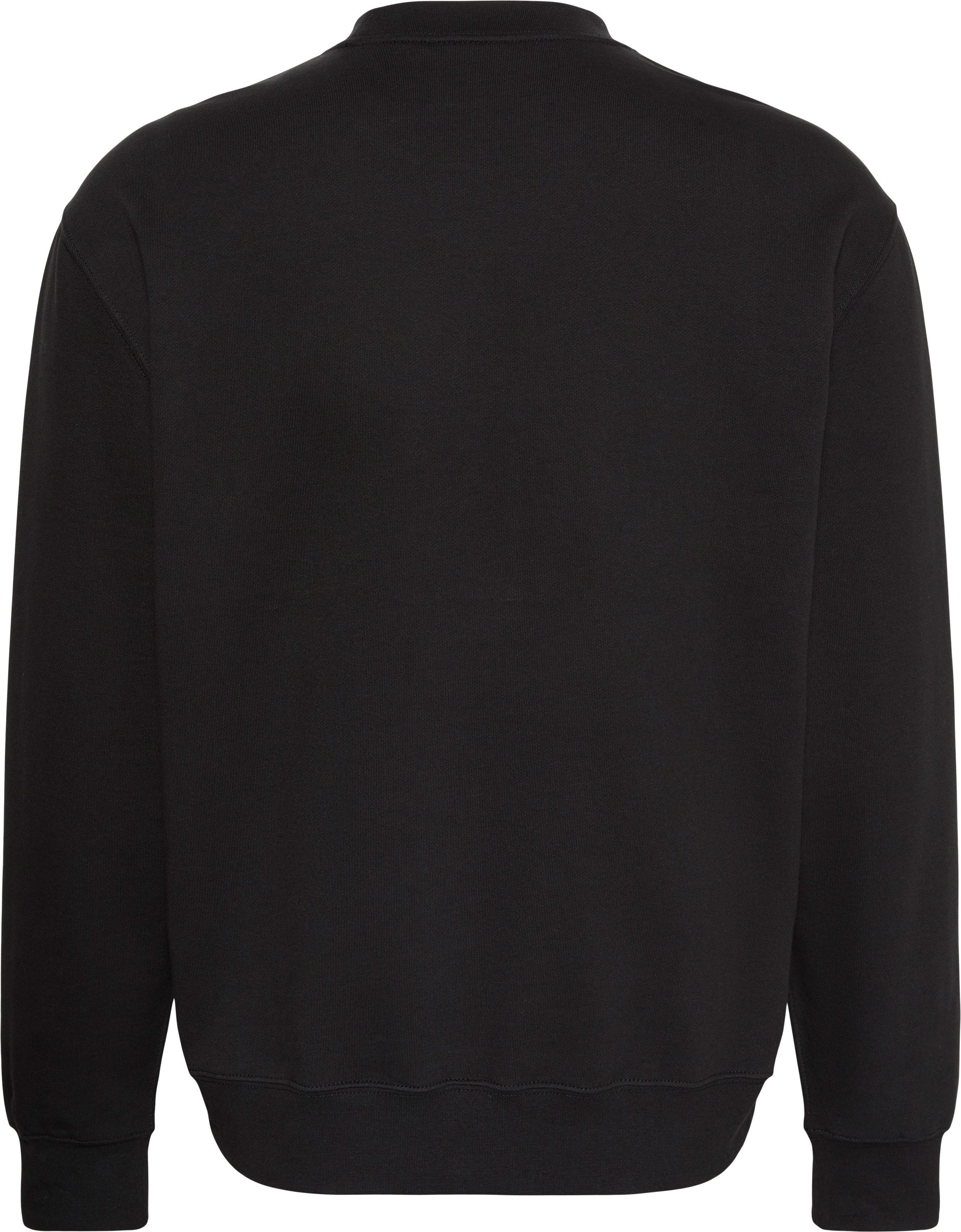 Calvin Klein Sweatshirt Rundhalsausschnitt, Regular Fit, Druck